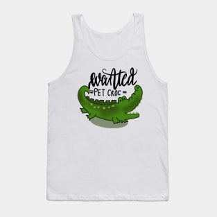 Wanted Pet Crocodile Funny Alligator Tank Top